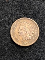 1890 Indian Head Cent - Full Liberty