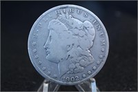 1902-S Morgan Silver Dollar