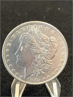 1885-P Morgan silver Dollar