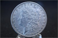 1880-O Morgan Silver Dollar - Micro O