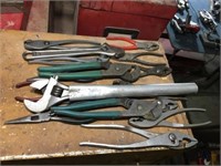 Selection of Pliers and Wrenches
