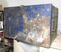 Metal Hinged Tool Box