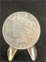 1922-D Silver Peace Dollar