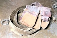 Leather Lineman Harness and Tool Belt
