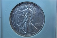 1944 Walking Liberty Silver Half Dollar - MS61