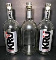 KRU 82 Vodka Bottles