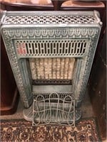 FRENCH ENAMEL FIRE PLACE