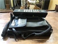 AUDIO BOX AND VINTAGE MOBILE PHONE