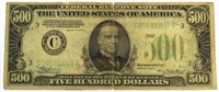 Series 1934.A $500 Federal Reserve Bank Note