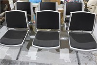 2 sets of 3 chairs, produced by Stylecraft,