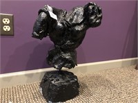 Torso Sculpture Artwork 19"T