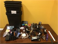 Large lot of office supplies, small cans ++