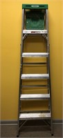 Werner 6' Aluminium folding ladder