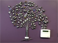 Metal Wall tree with color accents