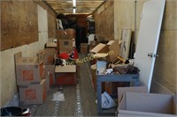 Contents of trailer boxes and bags personal items