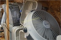 Fans Occilating, box and blower