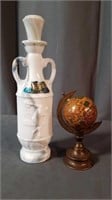 Olympic Beam Decanter and Italian Souvenir Globe
