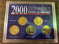 2000 GOLD LAYERED QUARTER SET