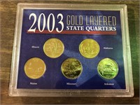 2003 GOLD LAYERED QUARTER SET