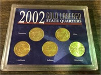 2002 GOLD LAYERED QUARTER SET