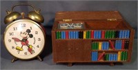 Mickey Mouse Alarm Clock, Transistor Radio