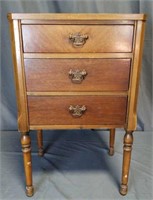 3 Drawer Antique Sewing Stand