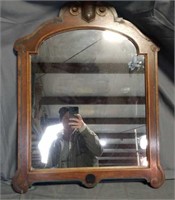 Antique Spoon Carved Mirror