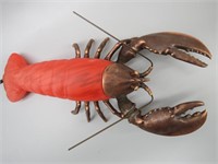 Unique  Nautical "Lobster" Lamp by Tin Chi