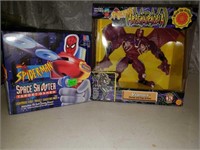 2 NIB Spider-man Toys Arachniphia & Space Sooter