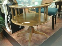 Circle table with under storage