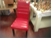 Red Parsons chair