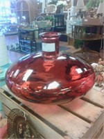 Red decor bowl