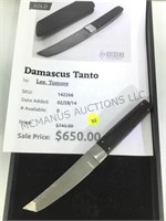 DAMASCUS TANTO BY LEE TOMMY RETALS $745