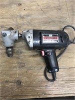 Craftsman drill with right angle head
