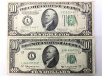 1934-1950 $10 BILLS