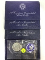 SET OF 4 IKE COIN SETS 40% SILVER