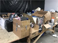 Large boxed lot of misc items