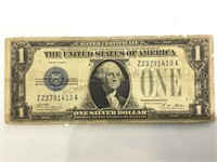 1928 A SILVER CERTIFICATE FUNNY BACK