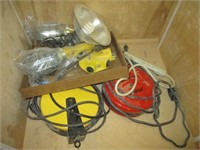 Retractible Power Cords, Shop Lights, Electrical