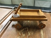 Wood replica child's wagon