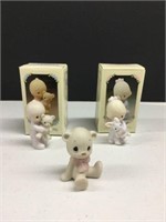 3 Precious Moments miniature figurines