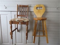 Maple bar chair & diner chair