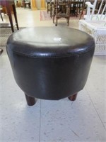 Leather foot stool