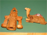 Wooden camel & musical bell