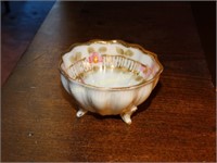 Hand painted 3" Nippon 3 footed bowl