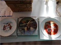 83, '86, '88 Christmas collector plates - Avon