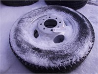 (2) 8 Hole 1 Ton Tires & Rims LT225-75R16
