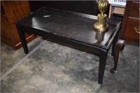 Large Black Painted Coffee Table
