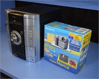 Sony Still Camera In Original Box and Sony CD /