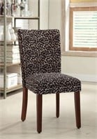 Parsons Dining Room Chair, Leopard